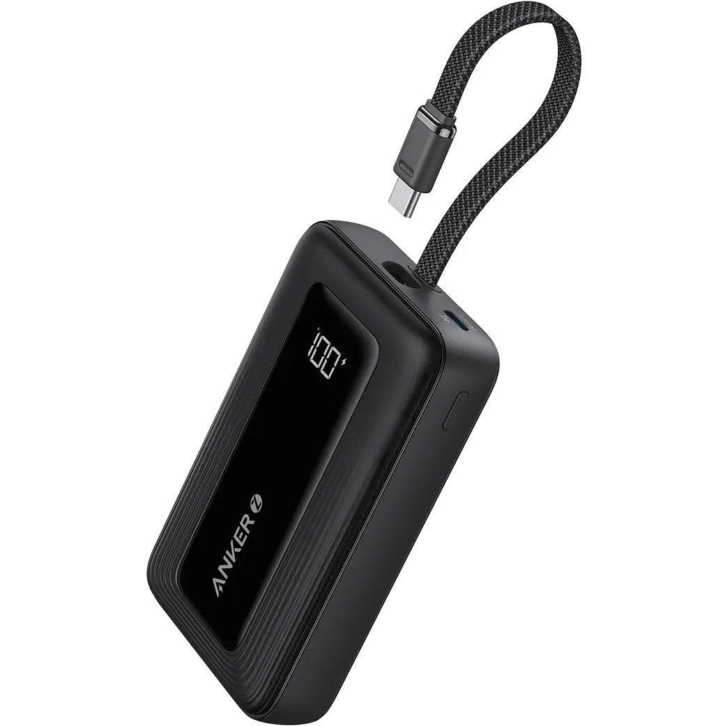 Zunanja baterija Anker Zolo, 10000mAh, 30W, QC + PD, 1 x USB-A - 2 x USB-C, Črna A1688H11