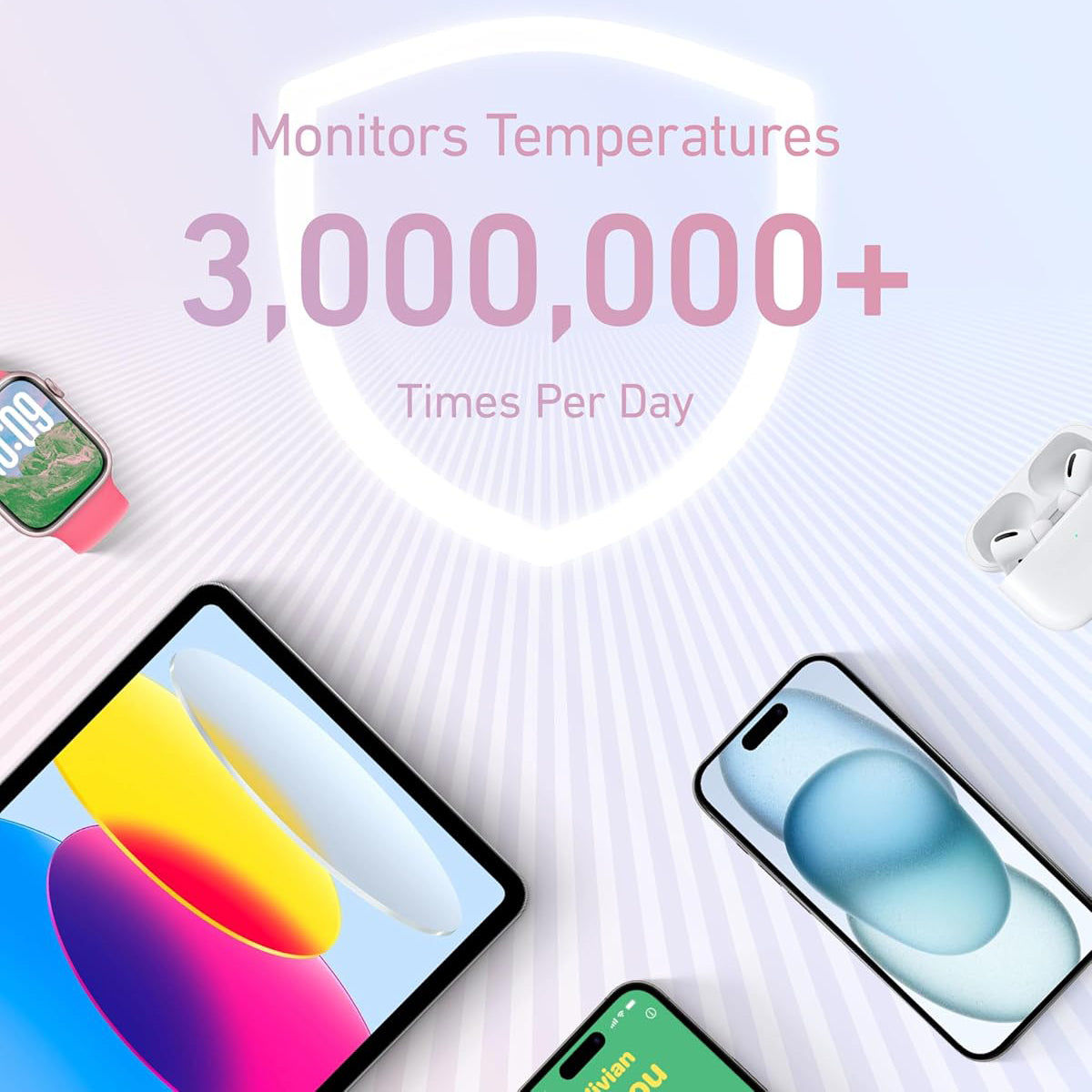 Zunanja baterija Anker Zolo, 20000mAh, 30W, QC + PD, 1 x USB-A - 2 x USB-C, Modra A1689031