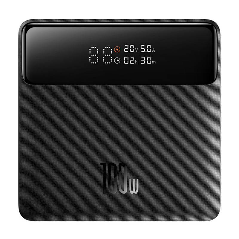 Zunanja baterija Baseus Blade HD, 20000mAh, 100W, QC + PD, 2 x USB-A - 2 x USB-C, Črna PPBL000301