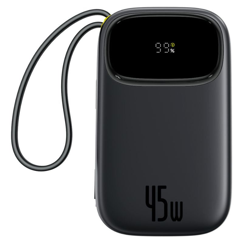 Zunanja baterija Baseus EnerFill FC31 Qpow 3, 10000mAh, 45W, QC + PD, 1 x USB-A - 3 x USB-C, Črna P10082102123-00