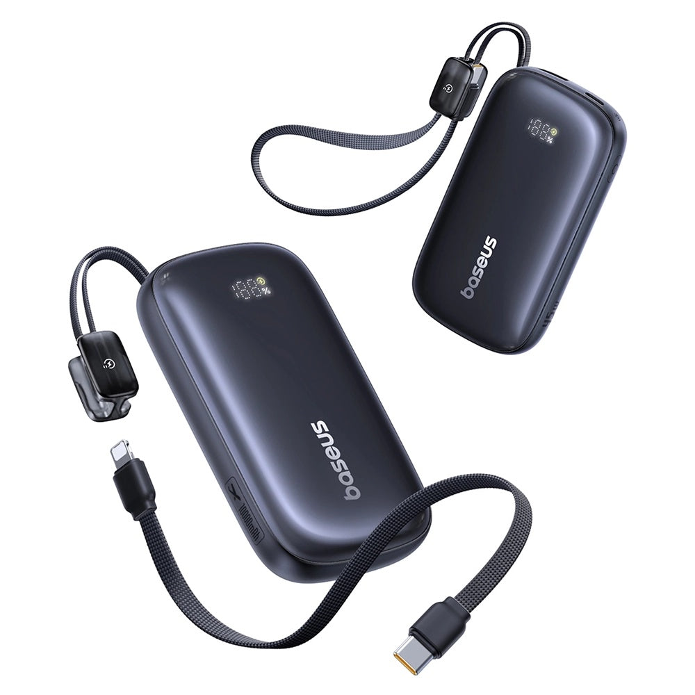 Zunanja baterija Baseus EnerFill FC21 Qpow 3 Ultra, 10000mAh, 45W, QC + PD, 1 x USB-A - 1 x USB-C, Črna E0027Q00