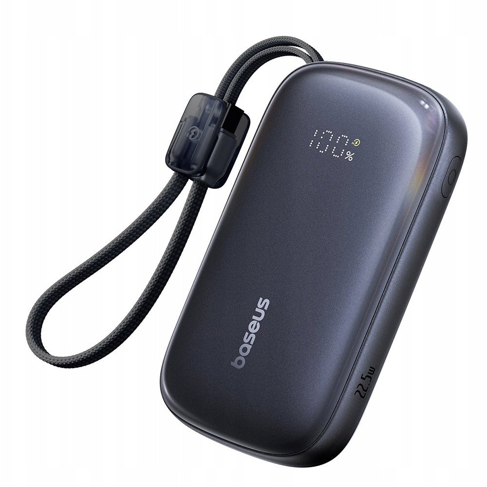 Zunanja baterija Baseus EnerFill FC21 Qpow 3 Ultra, 20000mAh, 22.5W, QC + PD, 1 x USB-A - 1 x USB-C, Črna E0027M00