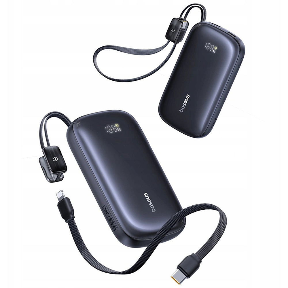 Zunanja baterija Baseus EnerFill FC21 Qpow 3 Ultra, 20000mAh, 22.5W, QC + PD, 1 x USB-A - 1 x USB-C, Črna E0027M00