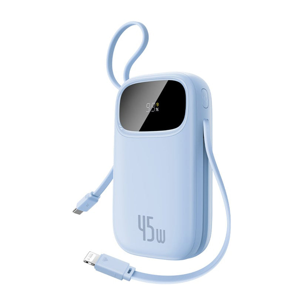 Zunanja baterija Baseus EnerFill FC31 Qpow 3, 20000mAh, 45W, QC + PD, 1 x Lightning - 1 x USB-A - 2 x USB-C, Modra E0028D03