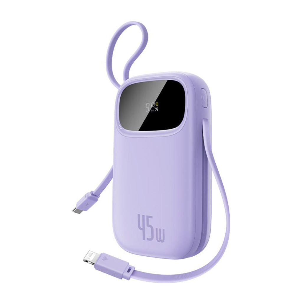 Baseus EnerFill FC31 Qpow 3 External Battery, 20000mAh, 45W, QC + PD, 1 x Lightning - 1 x USB-A - 2 x USB-C, Purple E0028D02