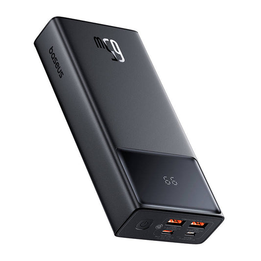 Baseus Star Lord zunanja baterija, 20000 mAh, 65 W, QC + PD, 1 x USB-C - 2 x USB-A, črna P1002290906113-00