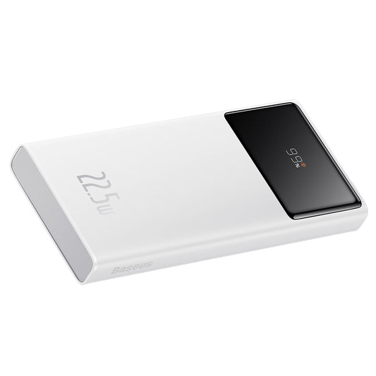 Zunanja baterija Baseus Star Lord, 10000mAh, 22.5W, QC + PD, 1 x USB-C - 2 x USB-A, Bela PPXJ100002