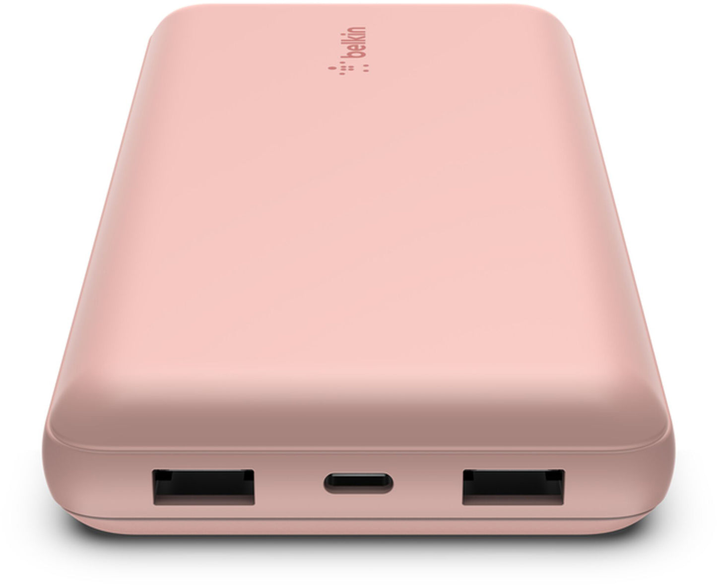 Zunanji akumulator Belkin BoostCharge, 20000mAh, 15W, 1 x USB-C - 2 x USB-A, rožnato zlata BPB012btRG