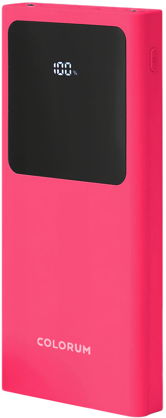 Zunanja baterija Colourum CPB10-02, 10000 mAh, 10 W, 2 x USB-A, magenta