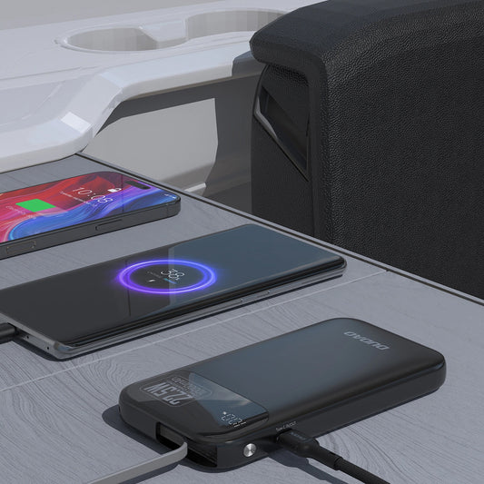 Zunanja baterija Dudao K31, 10000mAh, 22.5W, PD, 2 x USB-C, črna