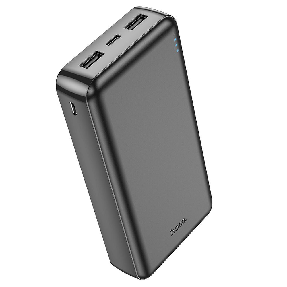 Zunanji baterijski paket HOCO J100A, 20000mAh, 10W, 2 x USB-A, Črn