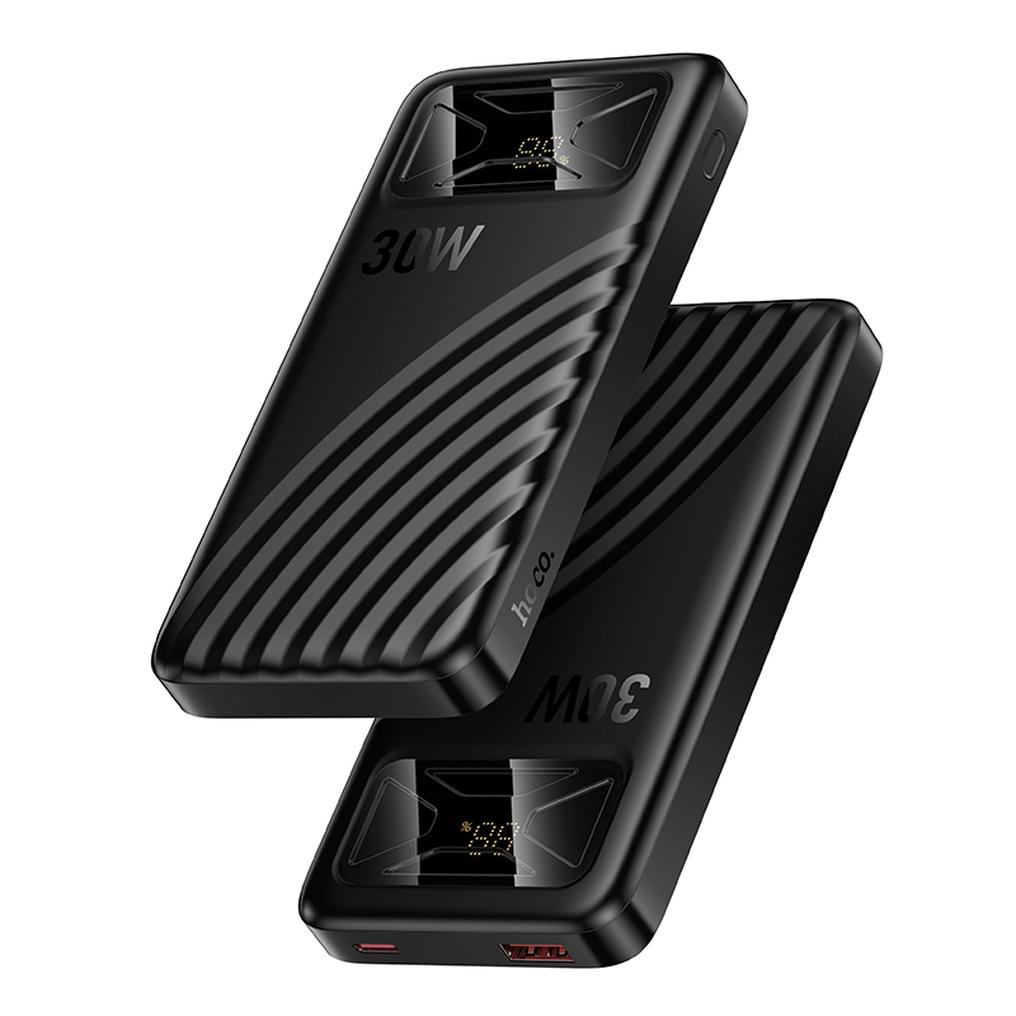 Zunanja baterija HOCO Q42, 10000 mAh, 30 W, QC + PD, 1 x USB-A - 1 x USB-C, črna