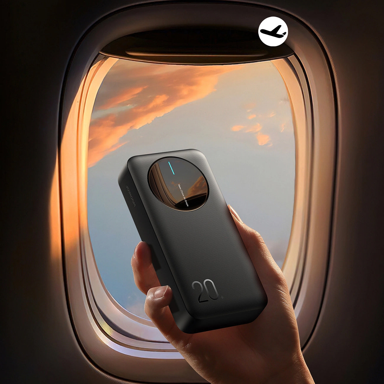 Zunanja baterija Joyroom JR-PBF14, 20000mAh, 12W, 1 x USB-C - 2 x USB-A, Črna