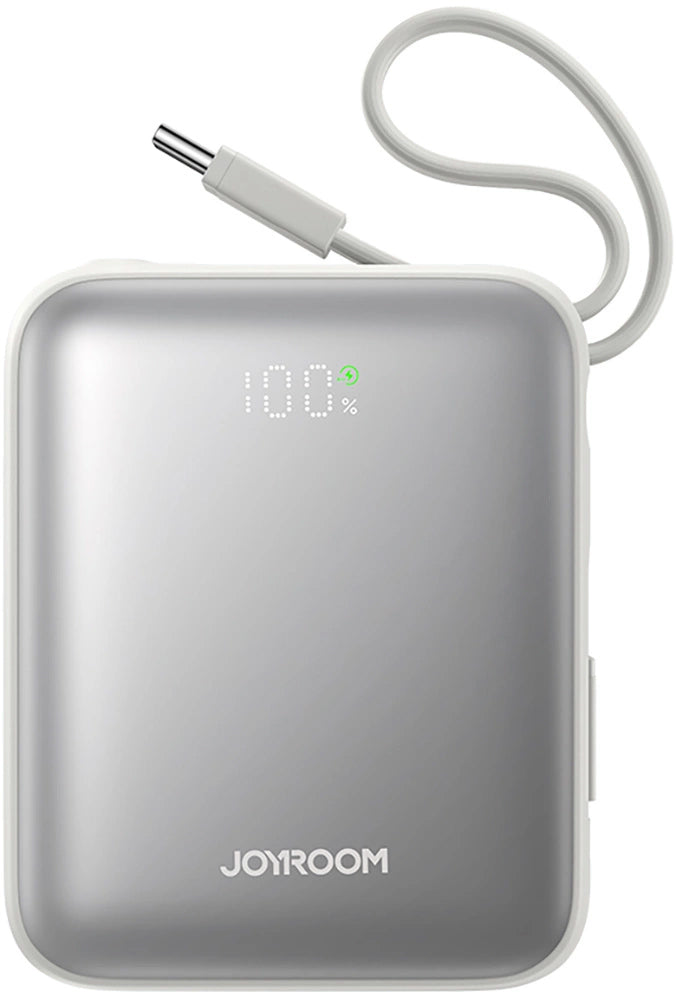 Zunanja baterija Joyroom JR-PBF27, 10000mAh, 22.5W, QC + PD, 1 x Lightning - 2 x USB-C, Bela