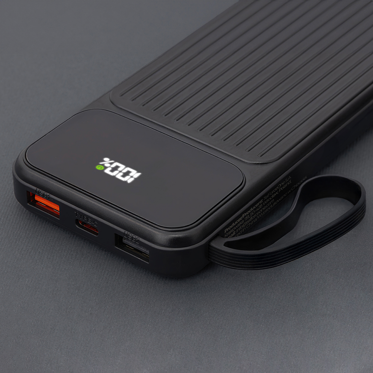 Zunanja baterija MaXlife MXPB-06, 10000mAh, 22.5W, QC + PD, 1 x Lightning - 2 x USB-A - 2 x USB-C, Črna