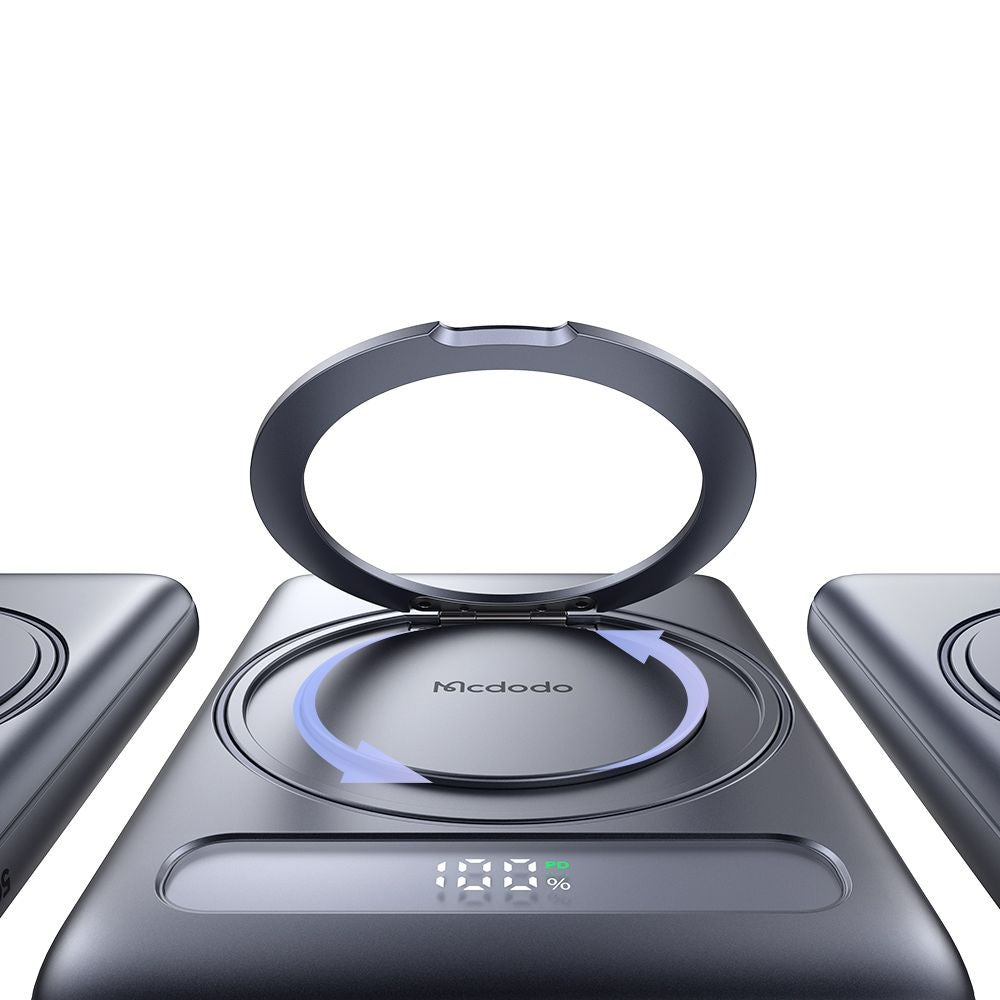 Zunanja baterija Wireless McDodo MC-8361 Meta, 5000mAh, 20W, PD + FQI, 1 x QI - 1 x USB-C, Siva