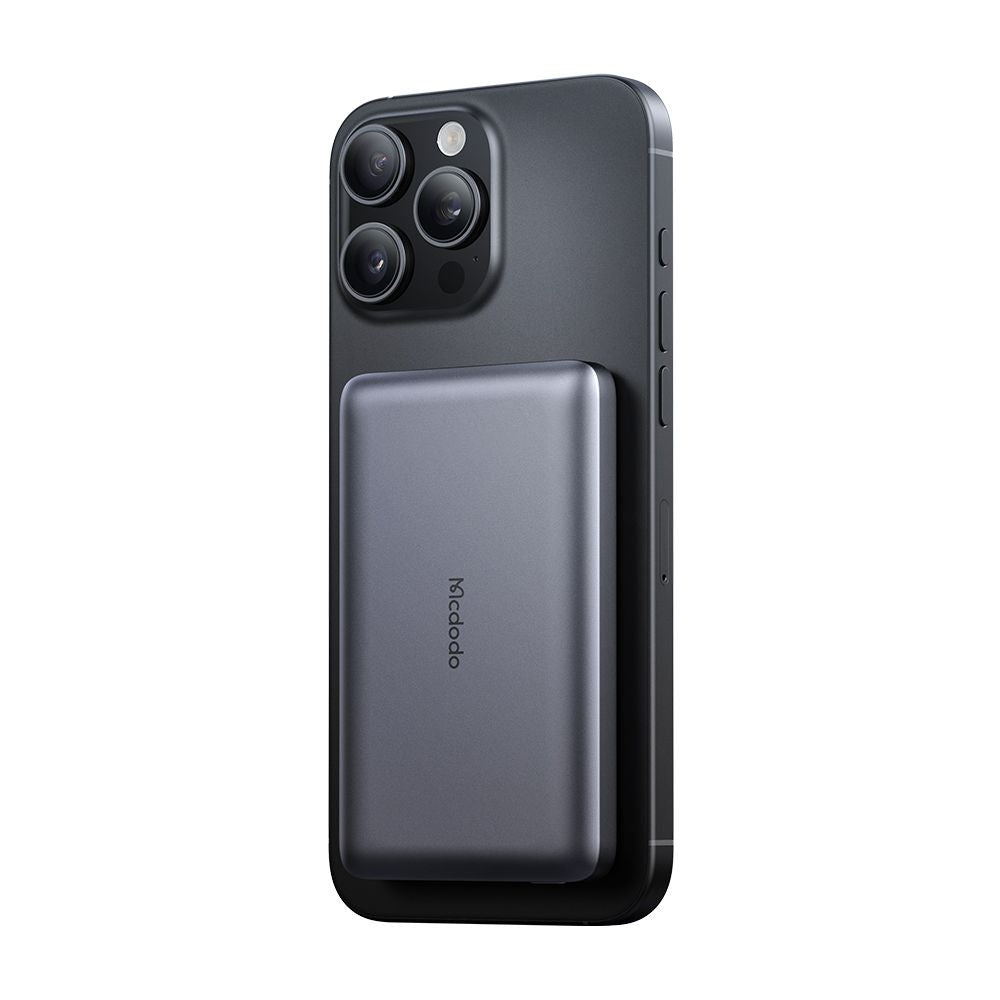 Zunanja baterija Wireless McDodo MC-4651 Meta, 10000mAh, 20W, PD + FQI, 1 x QI - 1 x USB-C, črna