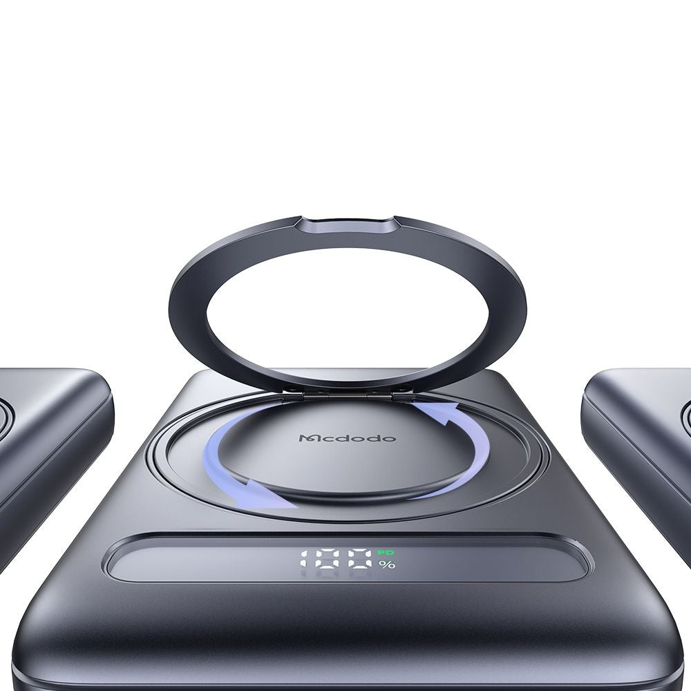 Zunanja baterija Wireless McDodo MC-8371 Meta, 10000mAh, 20W, PD + FQI, 1 x QI - 1 x USB-C, Siva