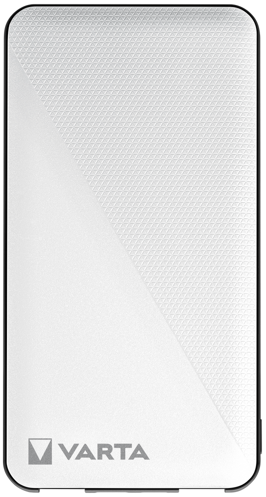 Zunanja baterija Varta Energy, 5000 mAh, 15 W, 2 x USB-A - 1 x USB-C, bela