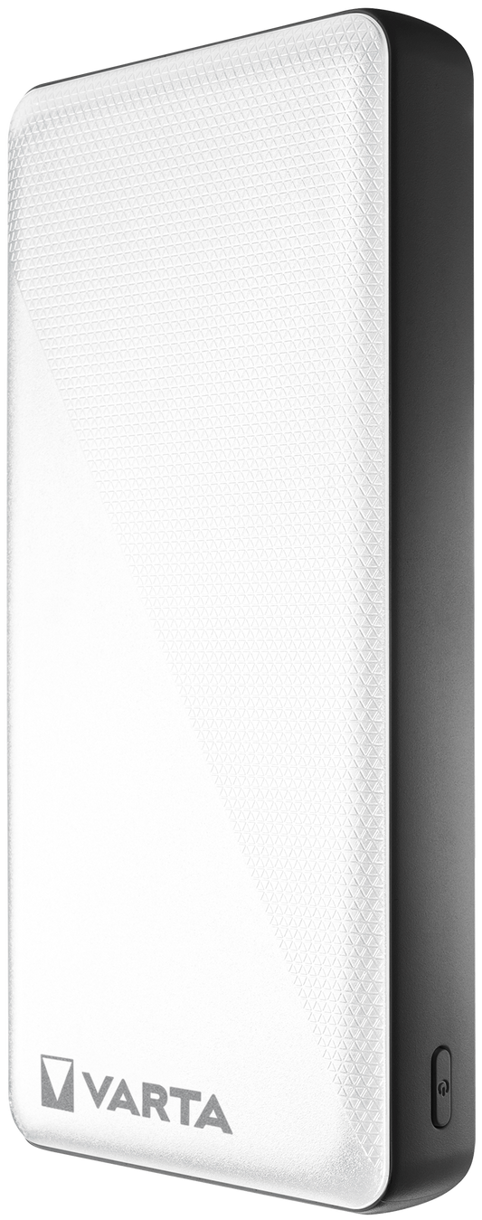 Zunanja baterija Varta Energy, 20000 mAh, 15 W, 2 x USB-A - 1 x USB-C, bela