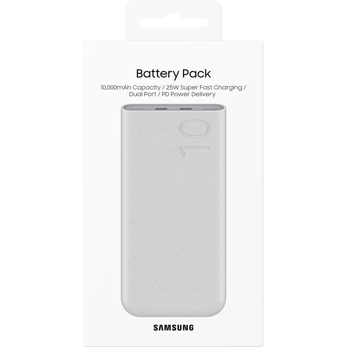 Zunanja baterija Samsung, 10000mAh, 25W, PD, 2 x USB-C, Bež, ponovno zaprta EB-P3400XUEGEU