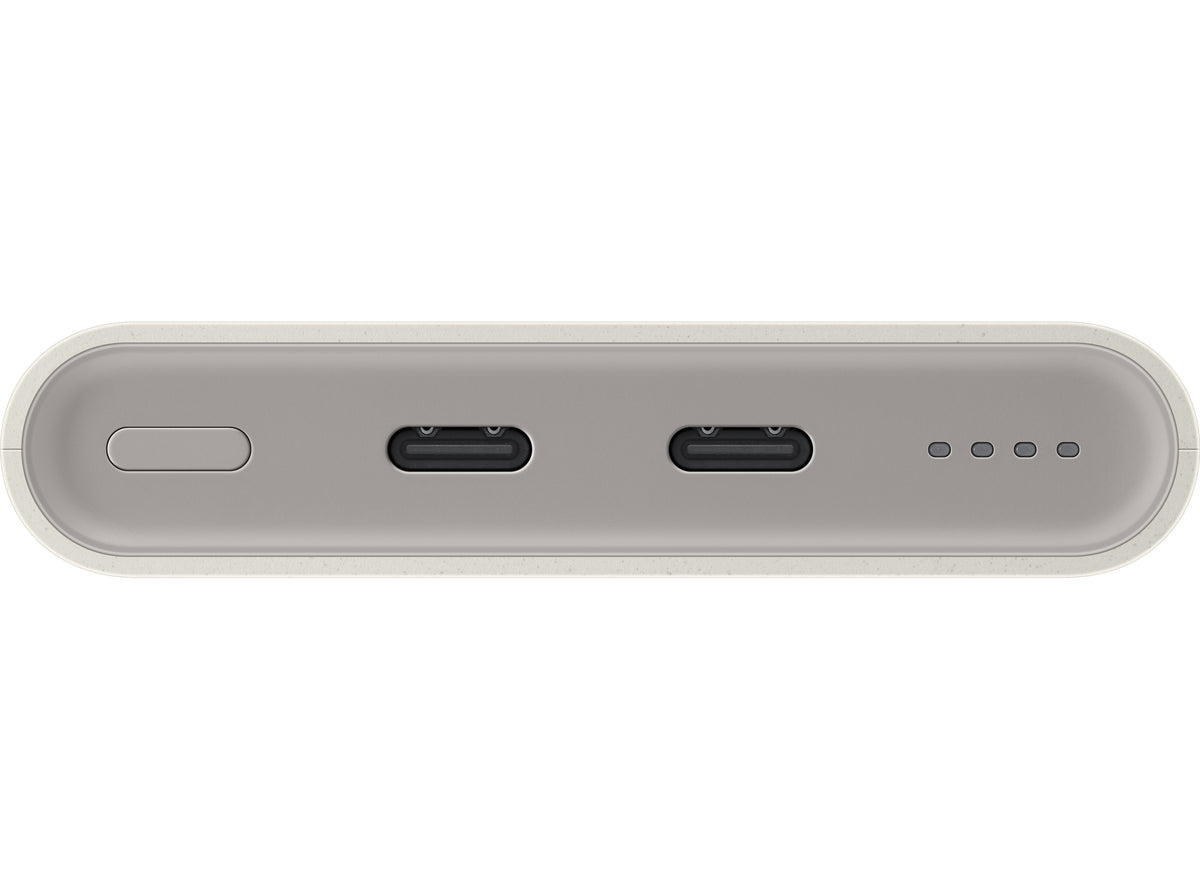 Zunanja baterija Samsung, 10000mAh, 25W, PD, 2 x USB-C, Bež, ponovno zaprta EB-P3400XUEGEU