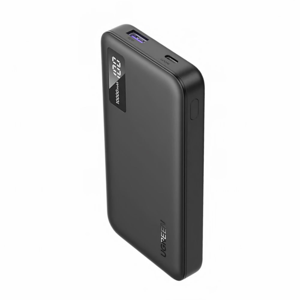 Zunanja baterija UGREEN PB311, 10000mAh, 22.5W, QC + PD, 1 x USB-C - 2 x USB-A, Črna
