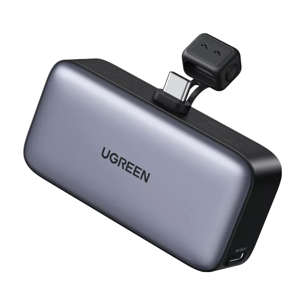 Zunanja baterija UGREEN PB503, 5000mAh, 22.5W, PD, 1 x USB-C, Siva