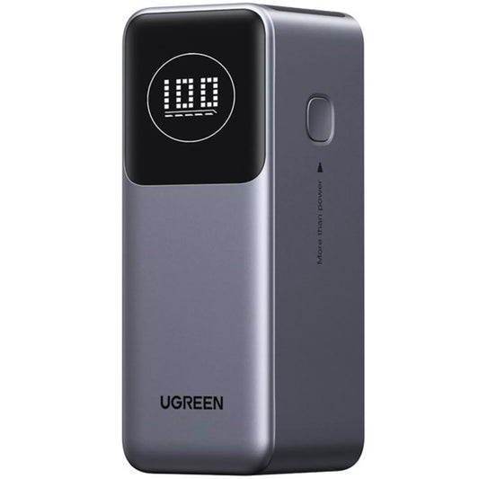 UGREEN PB724 zunanja baterija, 12000 mAh, 100 W, QC + PD, 1 x USB-A - 1 x USB-C, siva