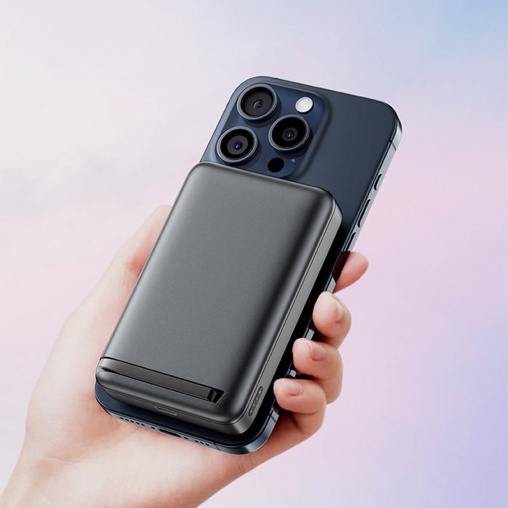 Zunanja baterija Acefast M11, 10000mAh, 30W, PD + FQI, 1 x QI - 1 x USB-C, črna