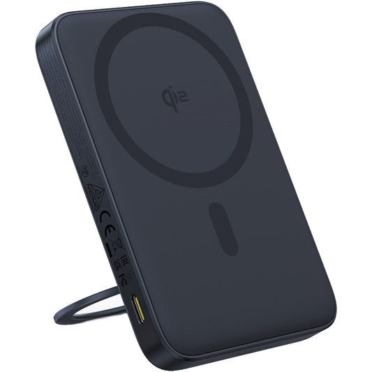Zunanja baterija Baseus PicoGo, 5000mAh, 20W, PD + FQI, 1 x QI - 1 x USB-C, črna P10076802123-00