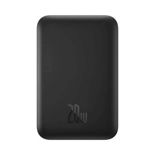 Zunanja baterija Baseus Mini Air, 6000mAh, 20W, PD + FQI, 1 x QI - 1 x USB-C, črna P10059002113-00