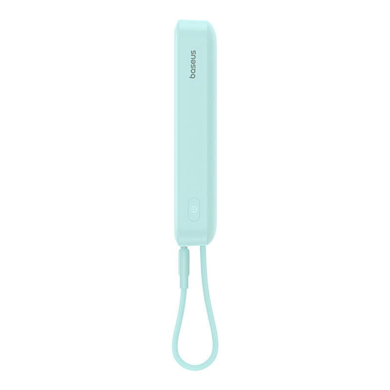 Zunanja baterija Wireless Baseus Magnetic Mini, 10000mAh, 20W, PD + FQI, 1 x Lightning - 1 x QI - 1 x USB-C, zelena P10022109333-00