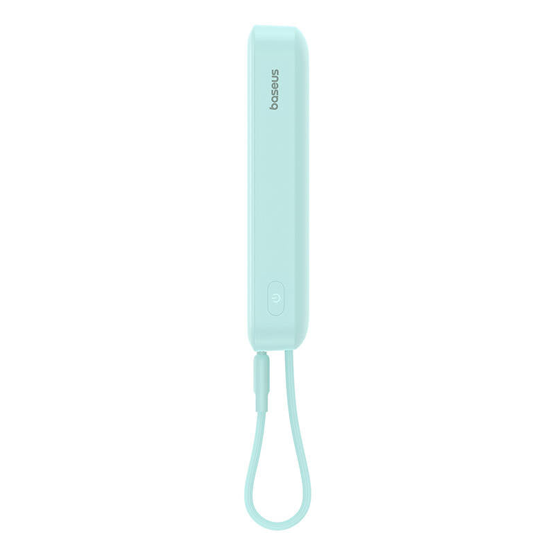 Zunanja baterija Wireless Baseus Magnetic Mini, 10000mAh, 30W, PD + FQI, 1 x Lightning - 1 x QI - 1 x USB-C, Modra P1002210B333-00