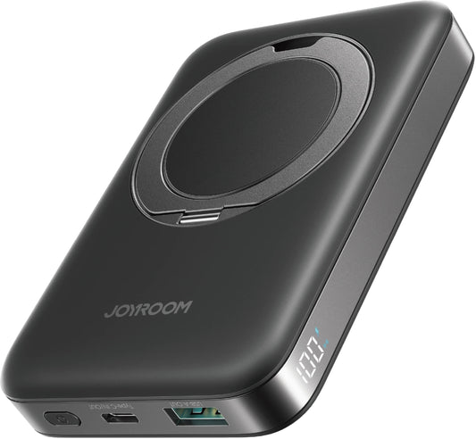 Zunanja baterija Joyroom JR-PBM12, 10000mAh, 22.5W, QC + PD + FQI, 1 x QI - 1 x USB-A - 1 x USB-C, Črna