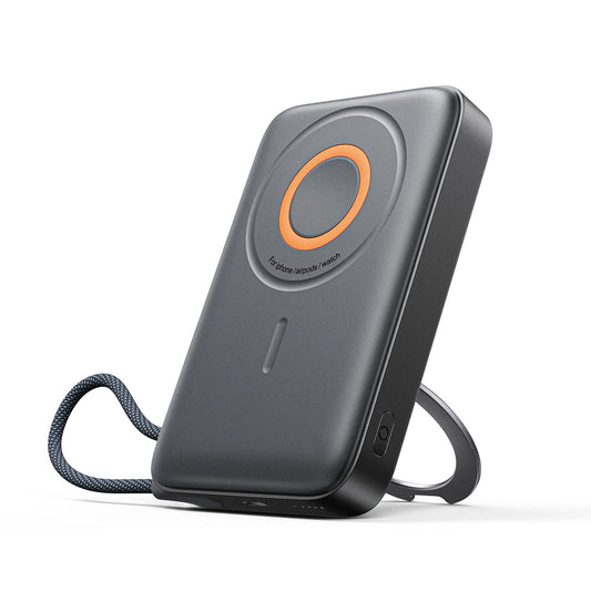 Zunanja baterija Joyroom JR-PBM02, 10000mAh, 22.5W, PD + FQI, 1 x QI - 2 x USB-C, črna