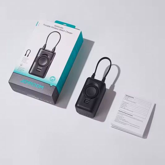 Zunanja brezžična baterija Joyroom JR-W13, 5000mAh, 18W, PD + QI, 1 x Lightning - 1 x QI - 1 x USB-C, Črna