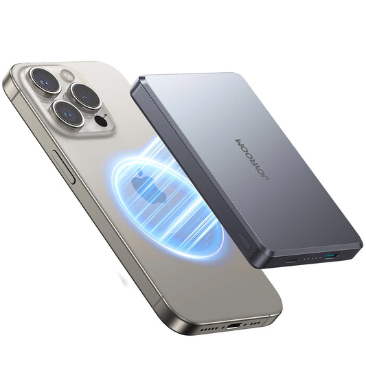 Zunanja baterija Joyroom JR-PBM08 Pro, 10000mAh, 20W, PD + FQI, 1 x QI - 1 x USB-C, Siva