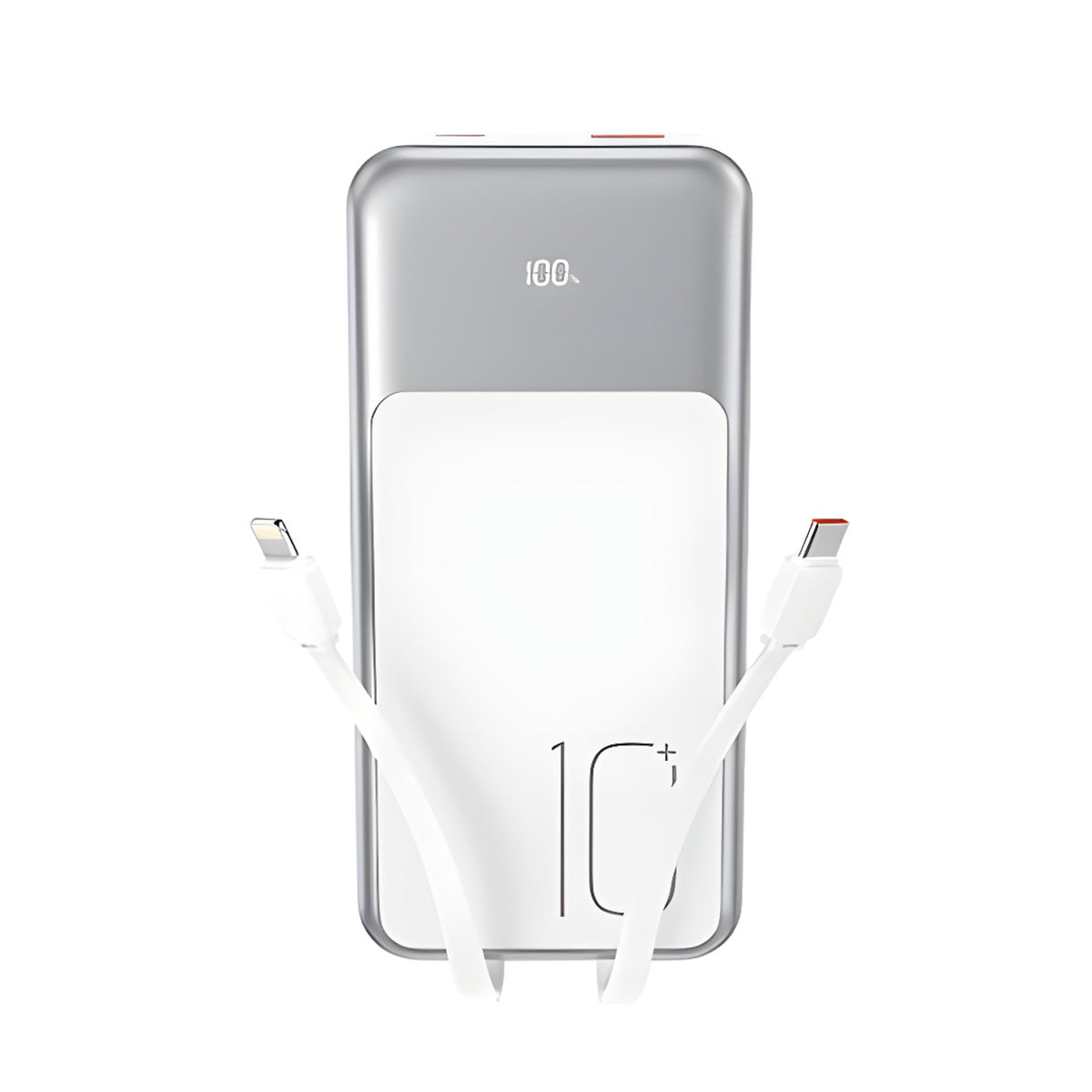 Zunanja baterija XO Design PR248, 10000mAh, 22.5W, QC + PD, 1 x Lightning - 1 x USB-A - 2 x USB-C, Bela