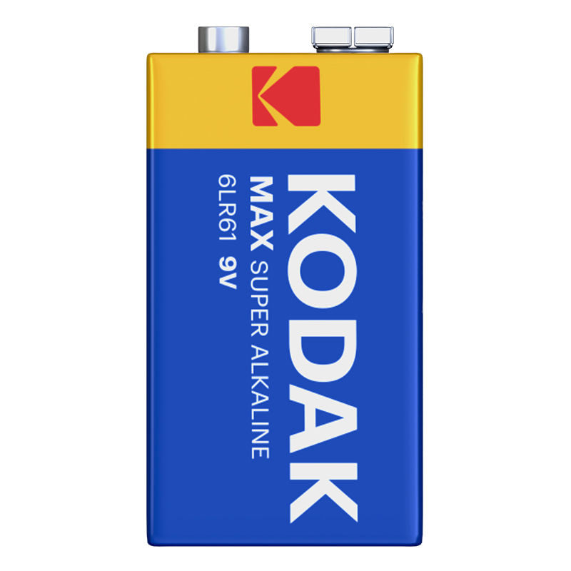 Baterija Kodak Max Super Alkaline, 6LR61 (9V)