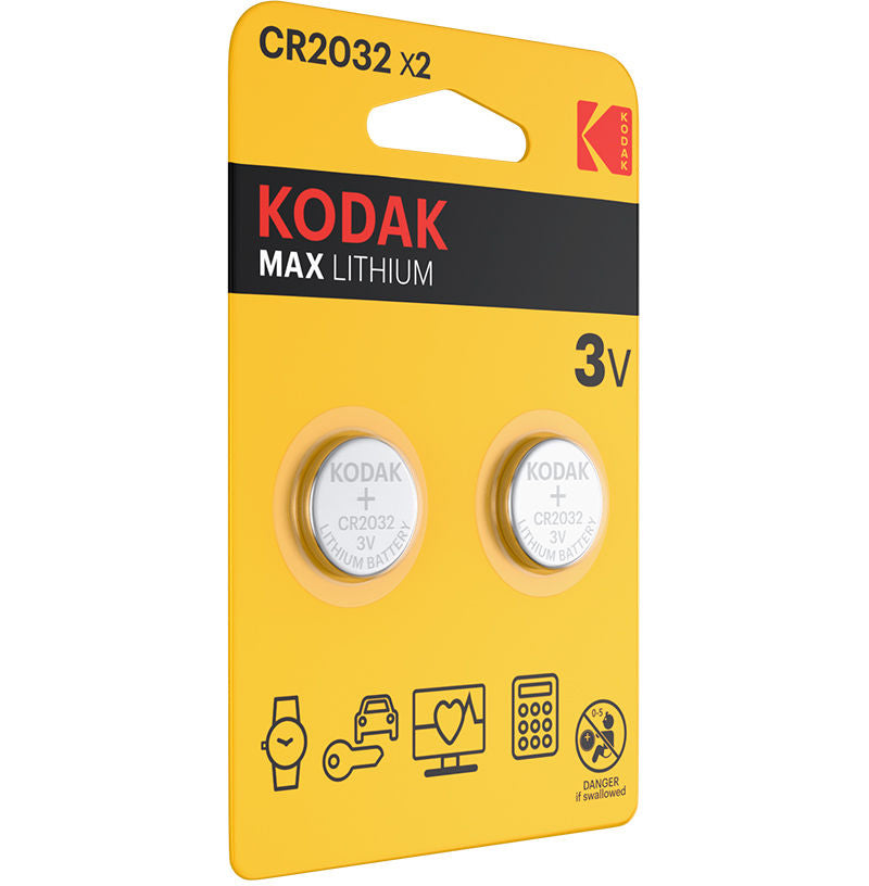 Baterija Kodak Max, CR2032, Set 2 kosa