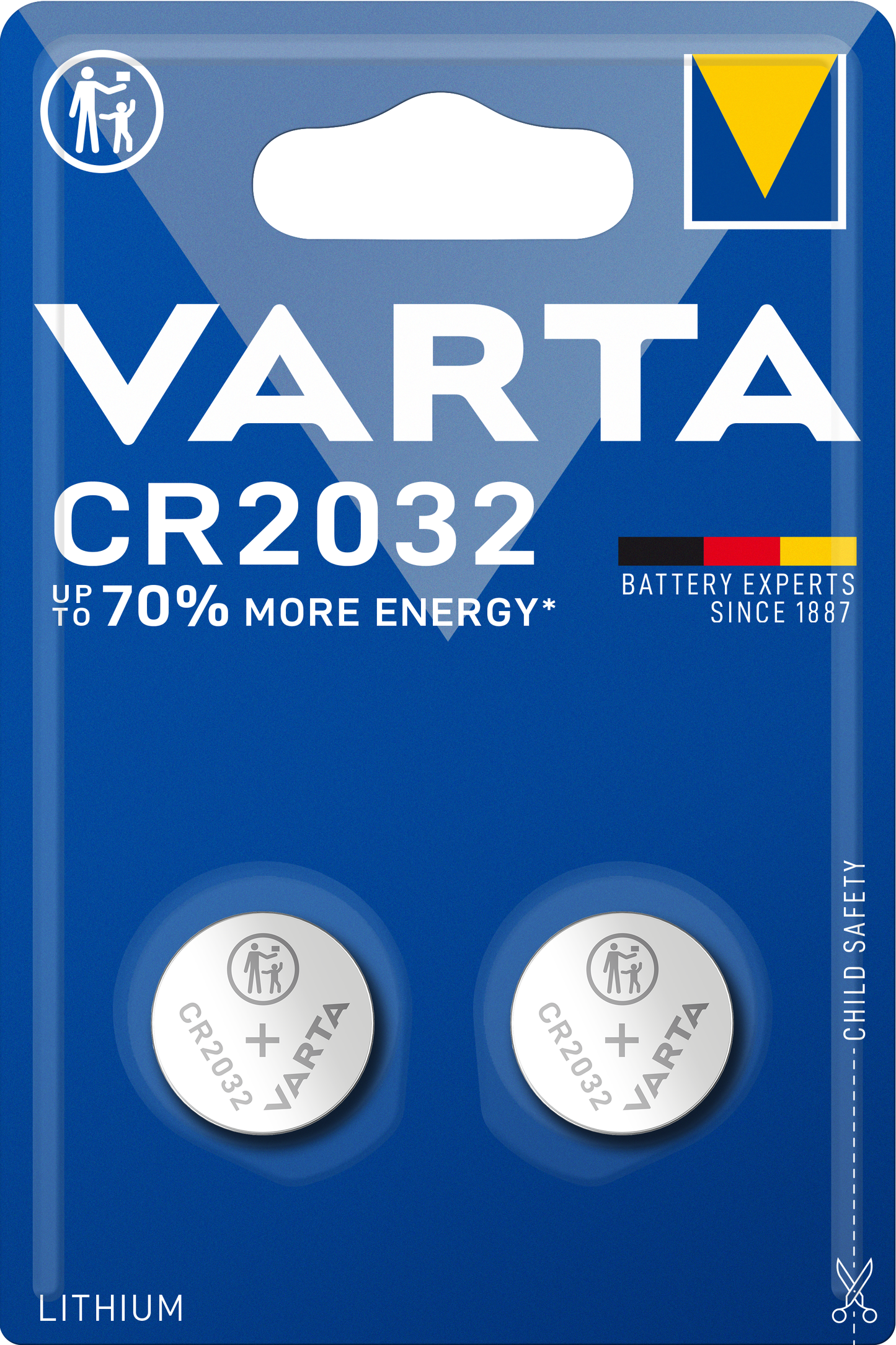 Baterija Varta, CR2032, komplet 2 kosa
