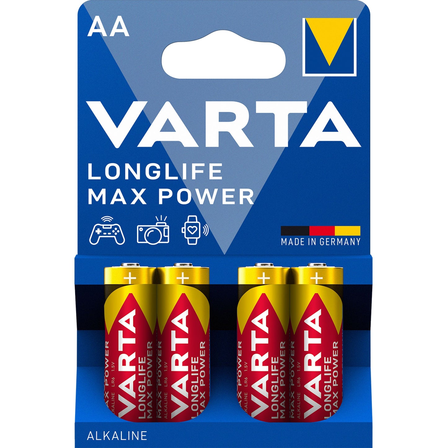 Baterija Varta Longlife Max Power 4706, AA / LR6, Set 4 kosov