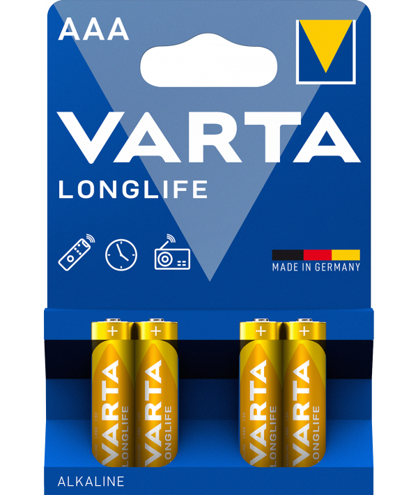 Baterija Varta Longlife 4903, AAA / LR3, komplet 4 kosa