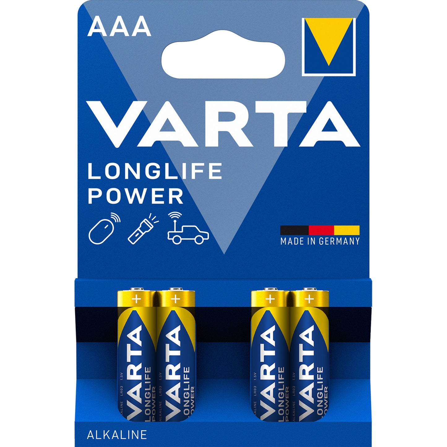 Baterija Varta Longlife Power 4903, AAA / LR3, Set 4 kosov