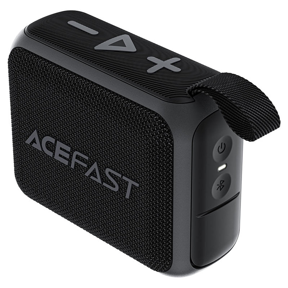 Prenosni Bluetooth zvočnik Acefast K4 Go, 5W, vodoodporen, črn