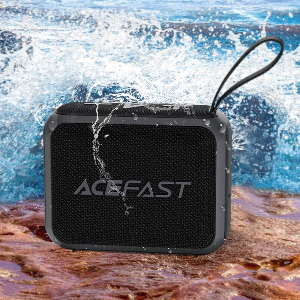 Prenosni Bluetooth zvočnik Acefast K4 Go, 5W, vodoodporen, črn