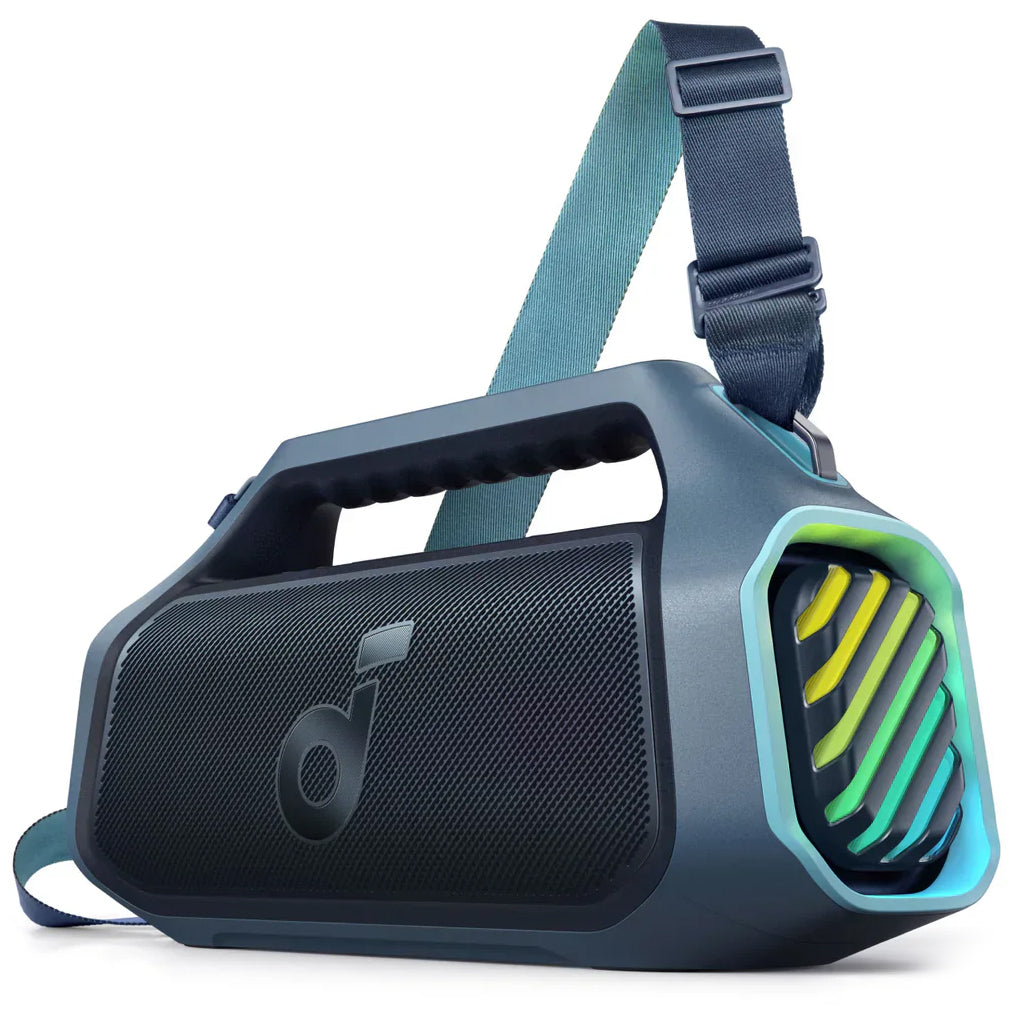 Prenosni Bluetooth zvočnik Anker SoundCore Boom 2 Plus, 140W, TWS, RGB, vodoodporen, modra A3134031