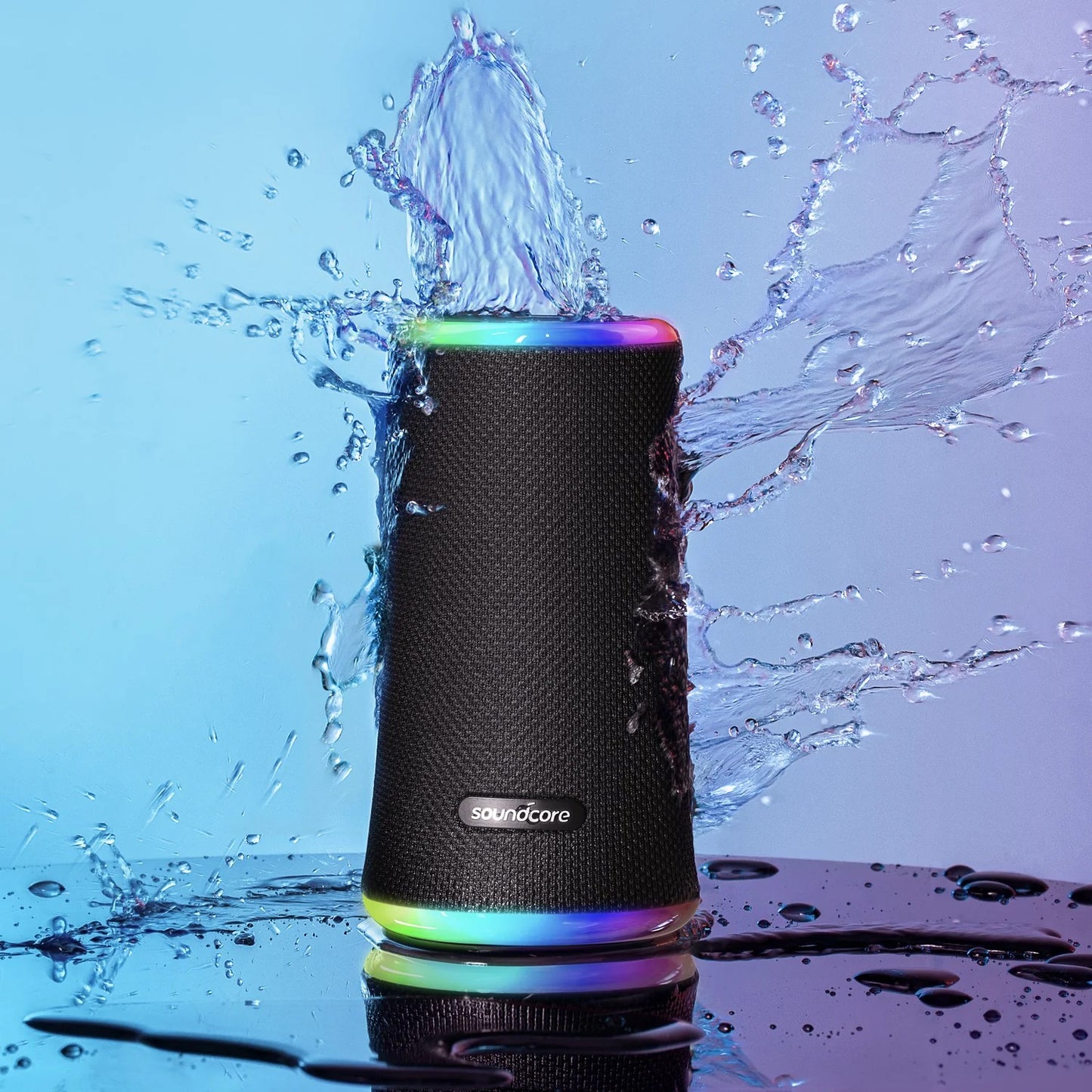 Bluetooth zvočnik Anker SoundCore Flare 2, 20W, RGB, vodoodporen, črn A3165G11