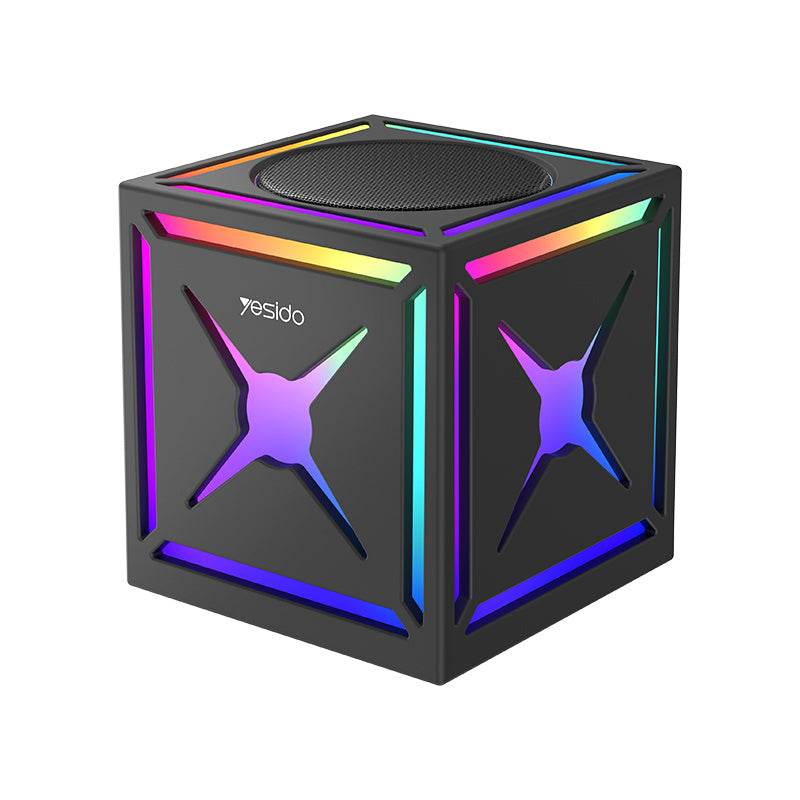 Bluetooth zvočnik Yesido YSW34, 8W, RGB, črn